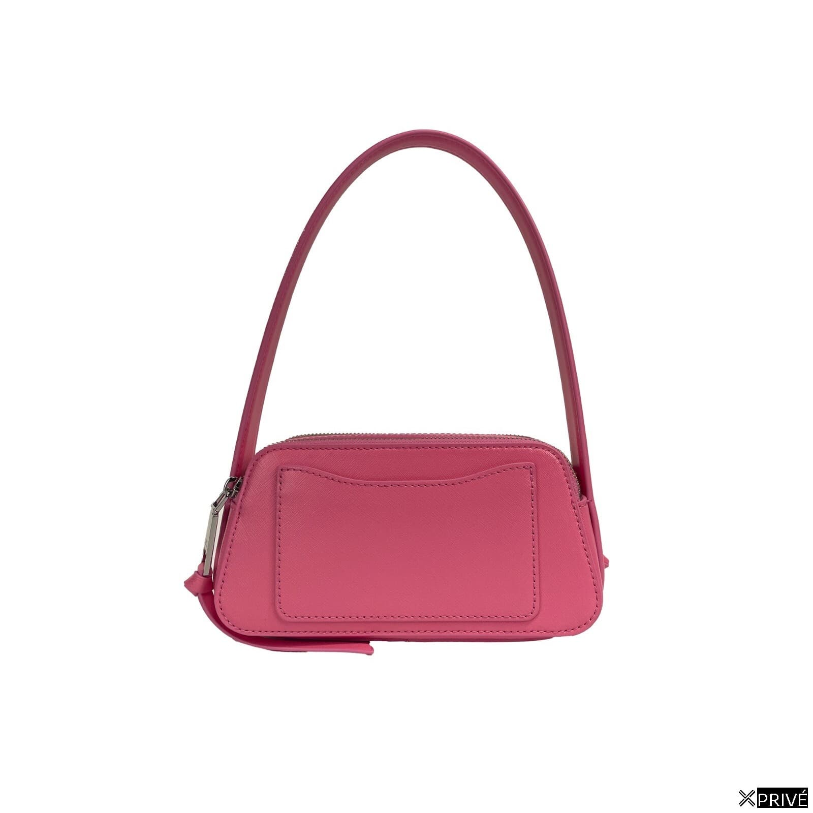Sac bandoulière argenté en Cuir — 3