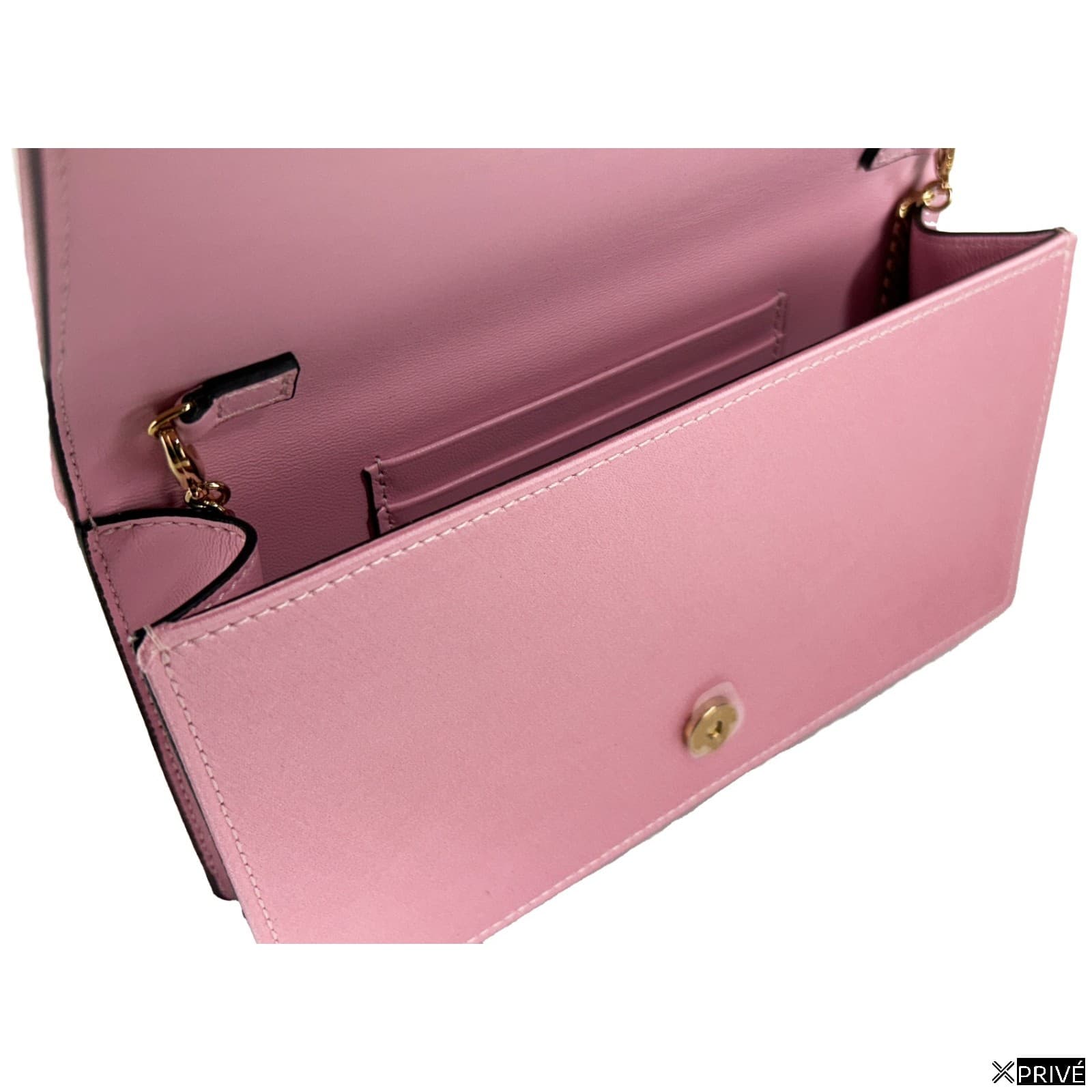 Sac porté croisé doré en Satin — 4