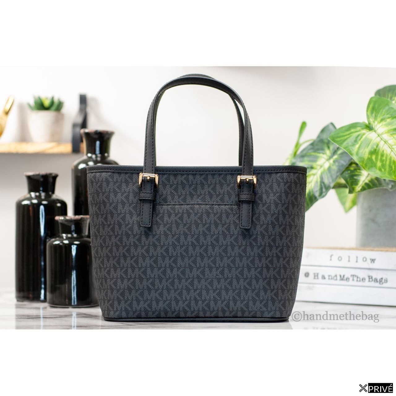 Sac cabas doré en Cuir — 4