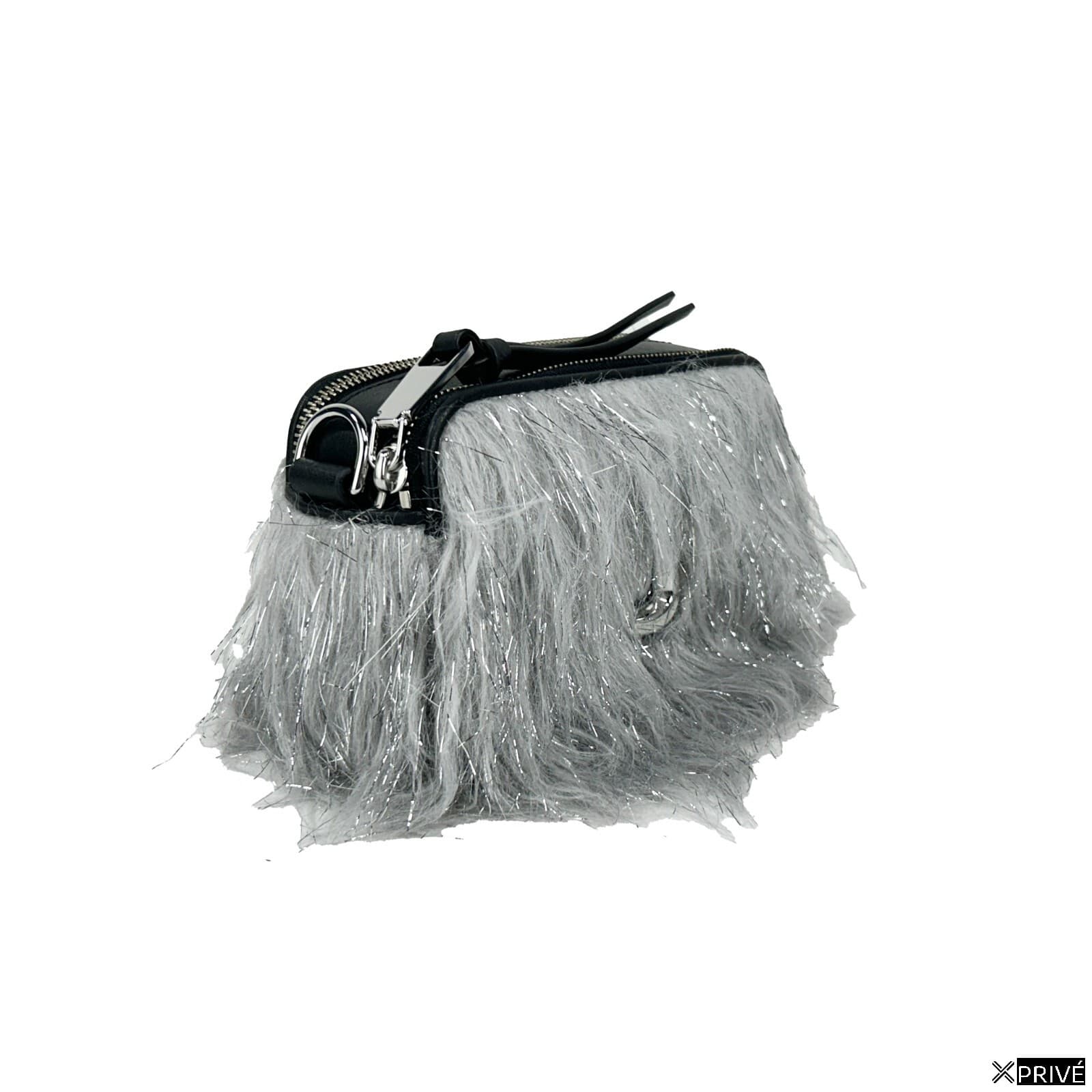 Sac porté croisé argenté en Cuir — 2