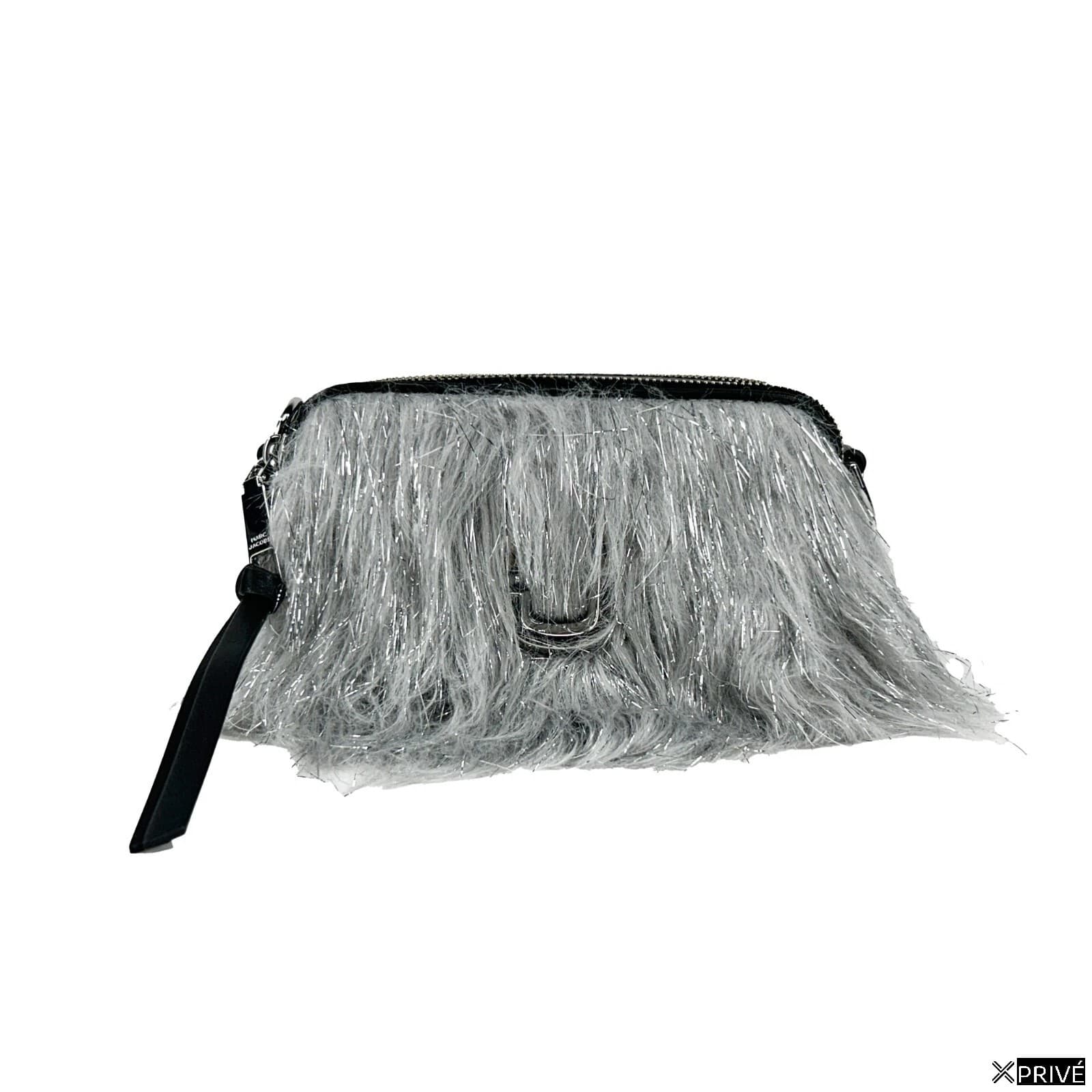Sac porté croisé argenté en Cuir — 1