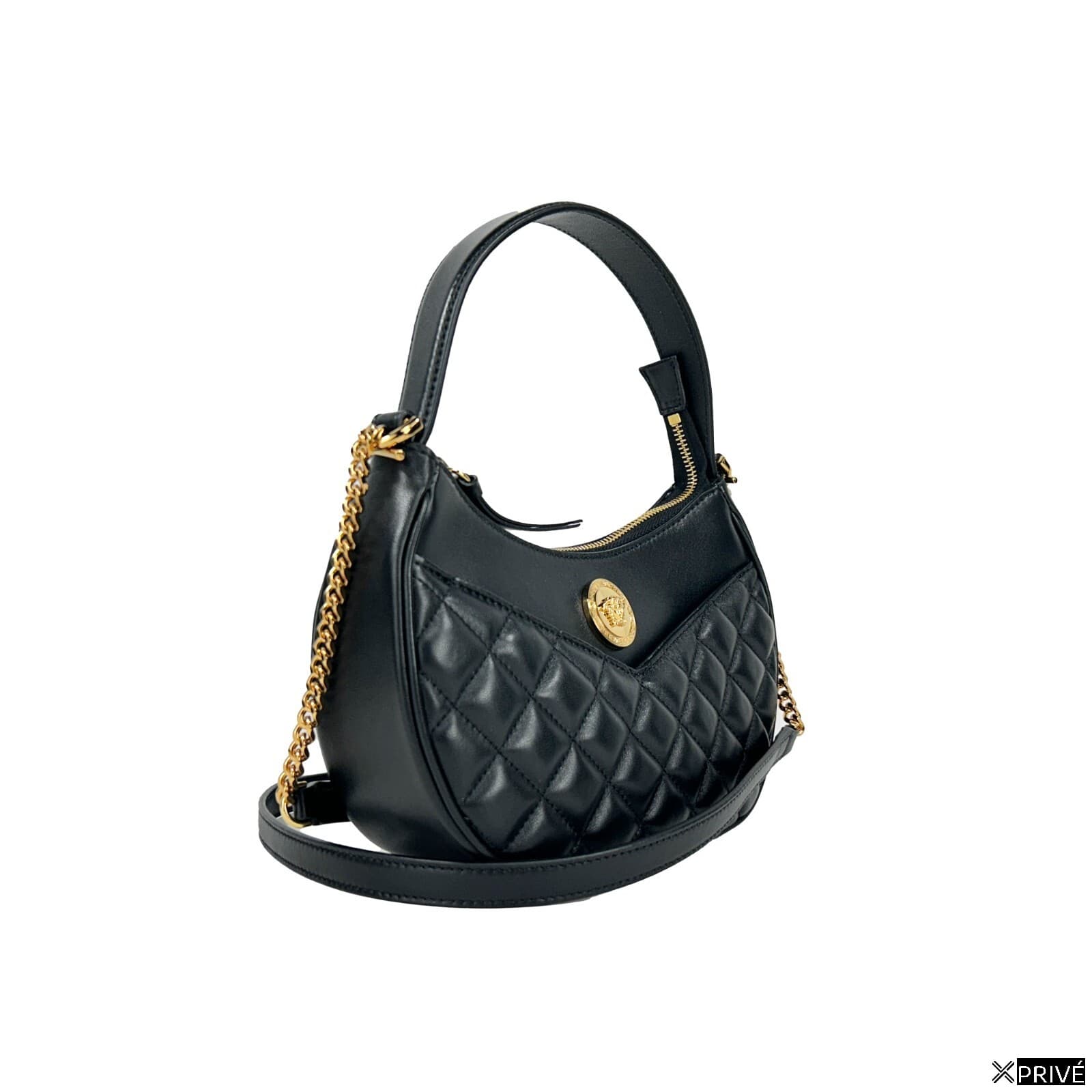 Sac porté croisé doré en Cuir — 2