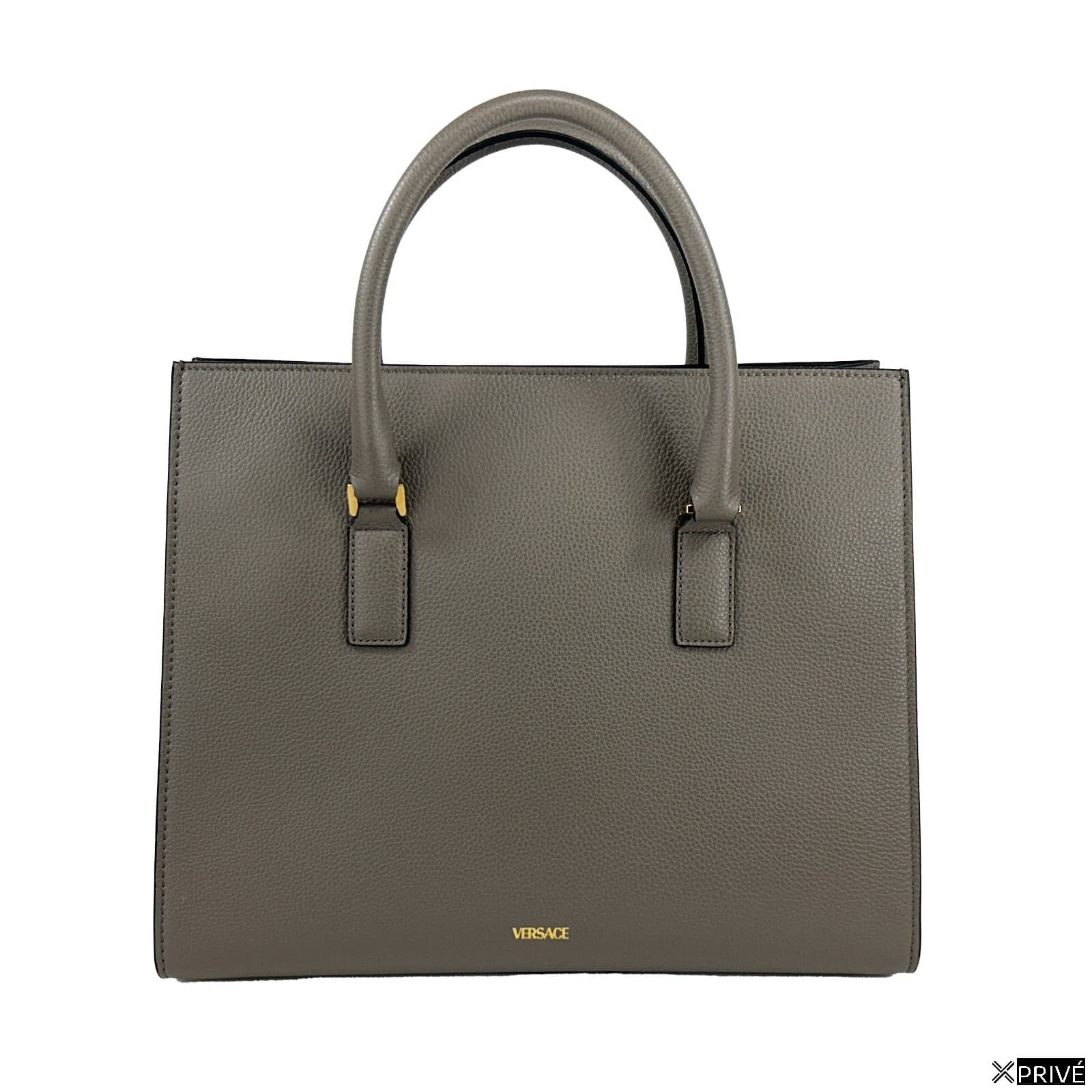 Sac cartable doré en Cuir — 3