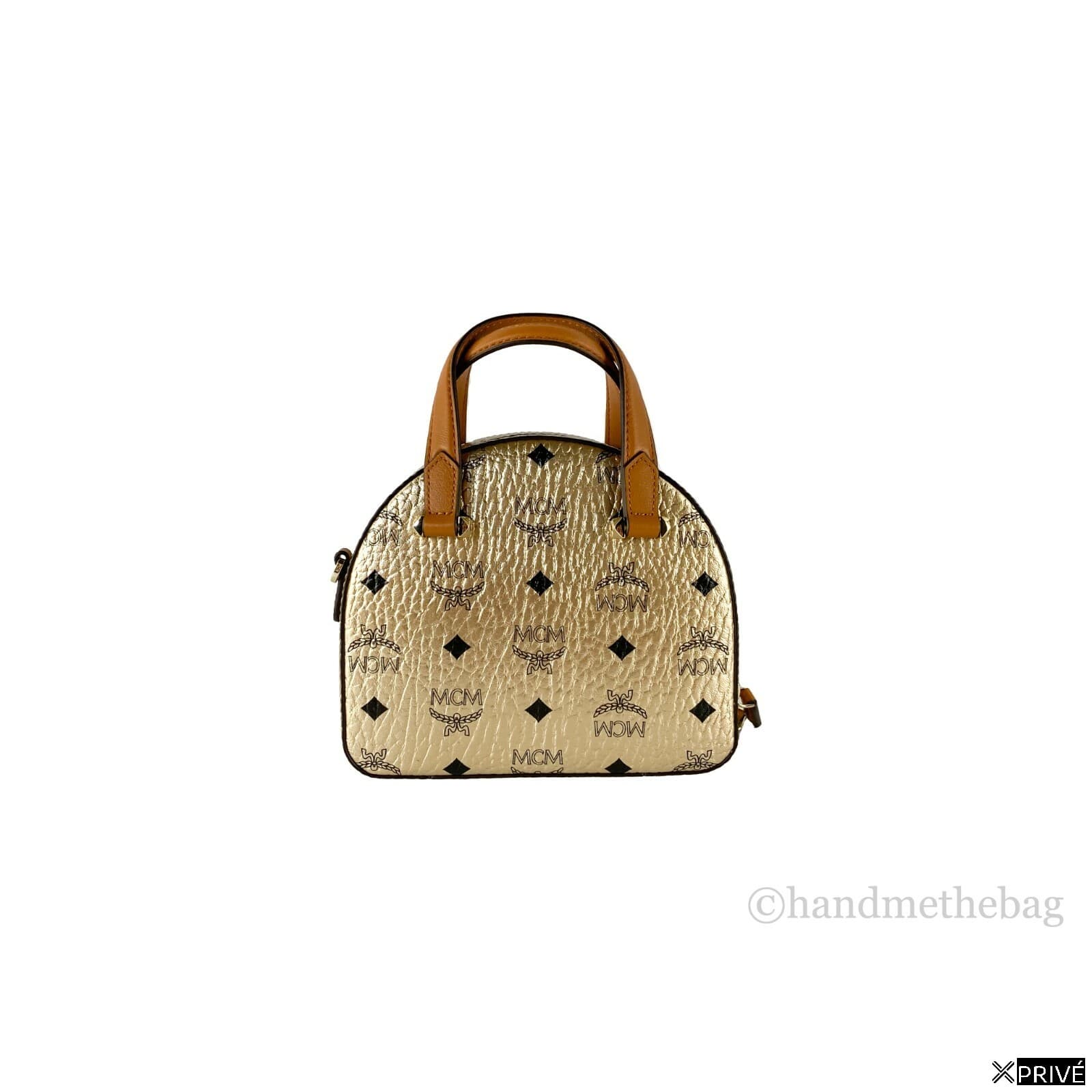 Sac porté croisé doré en Cuir — 3