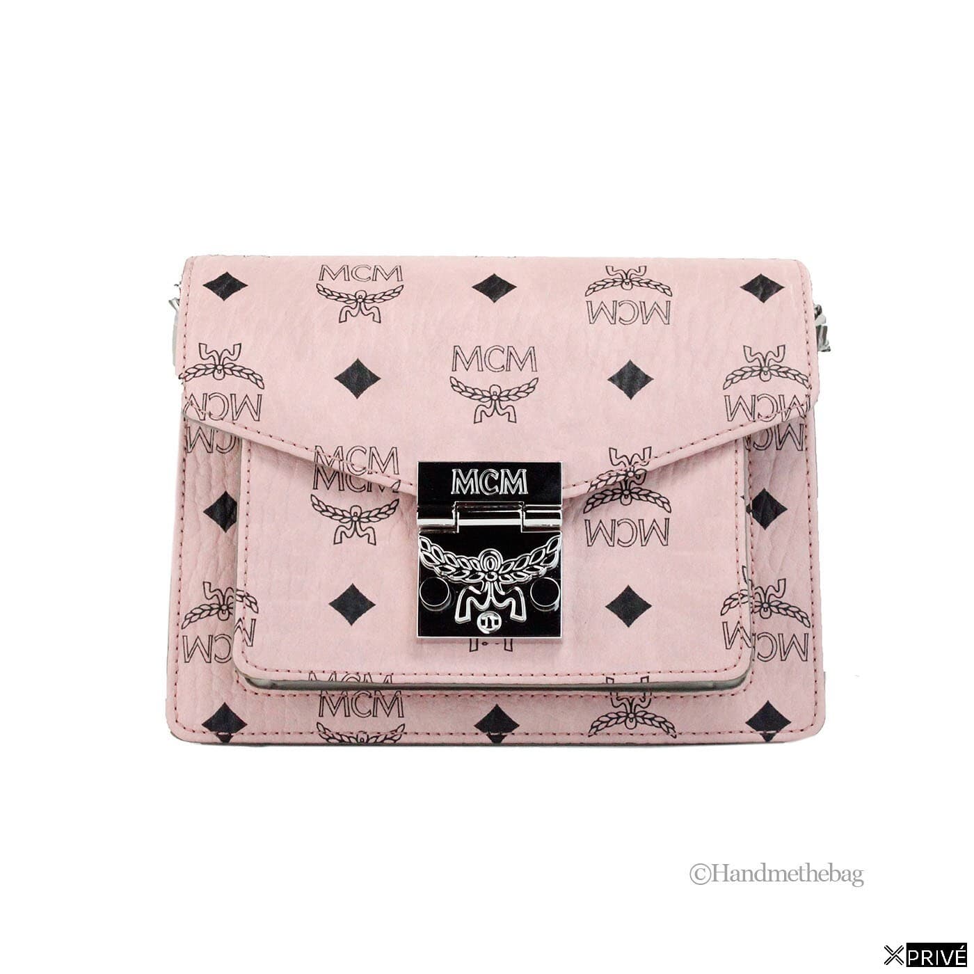 Sac porté croisé argenté en Cuir — 1