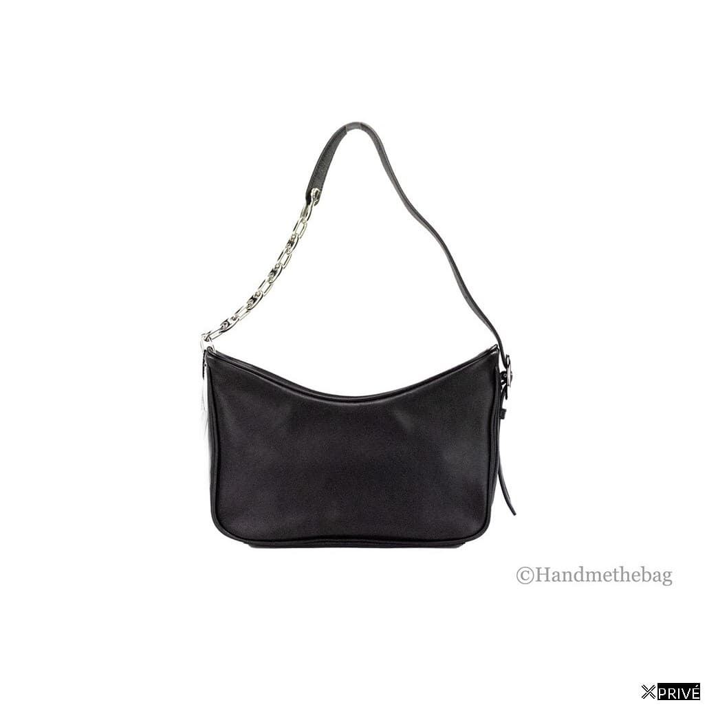 Sac bandoulière argenté en Cuir — 3