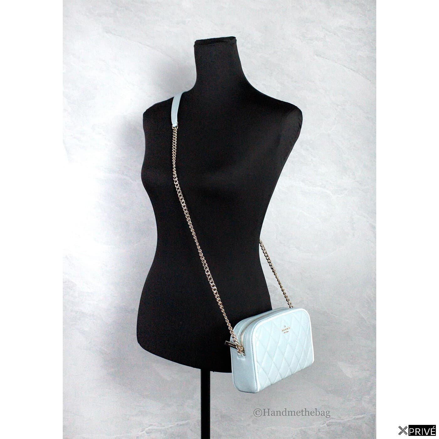 Sac porté croisé doré en Leather — 2