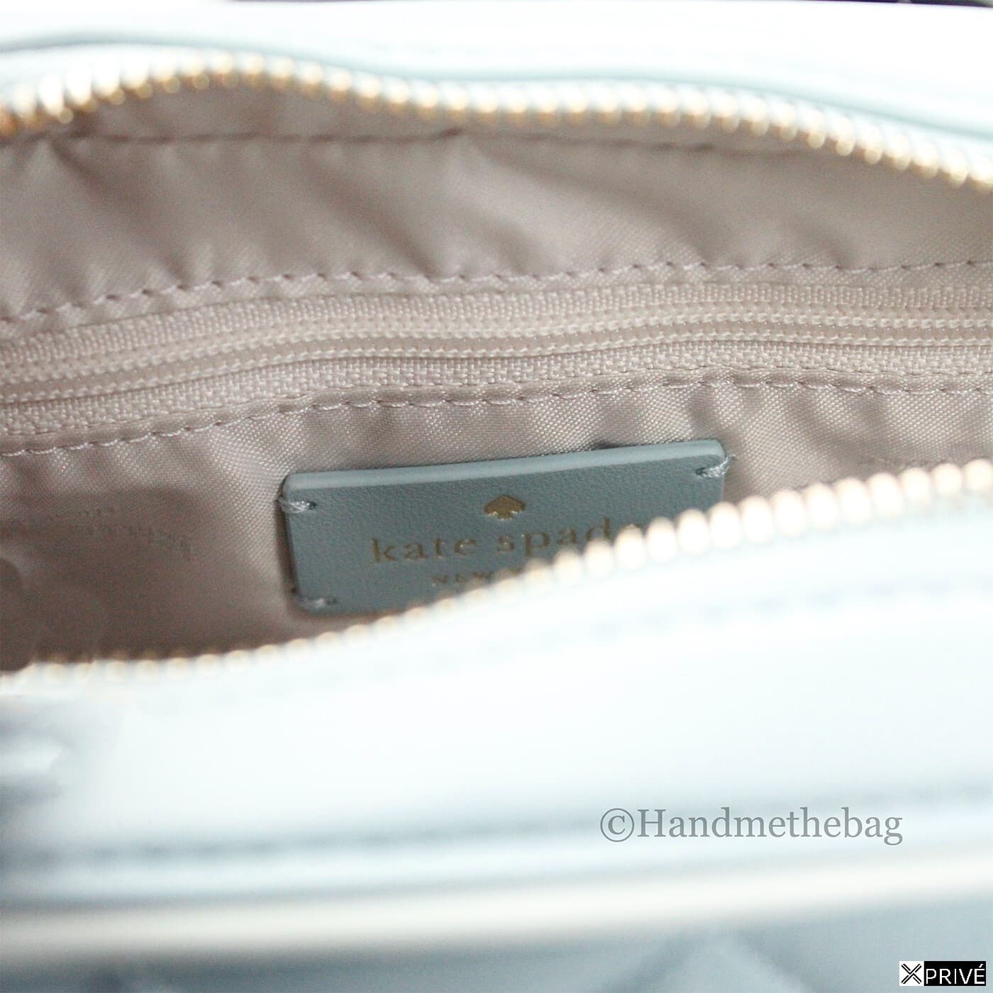 Sac porté croisé doré en Leather — 4