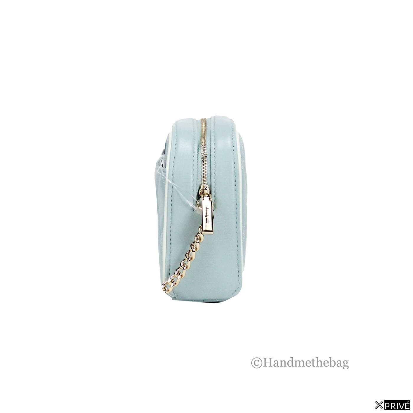 Sac porté croisé doré en Leather — 3