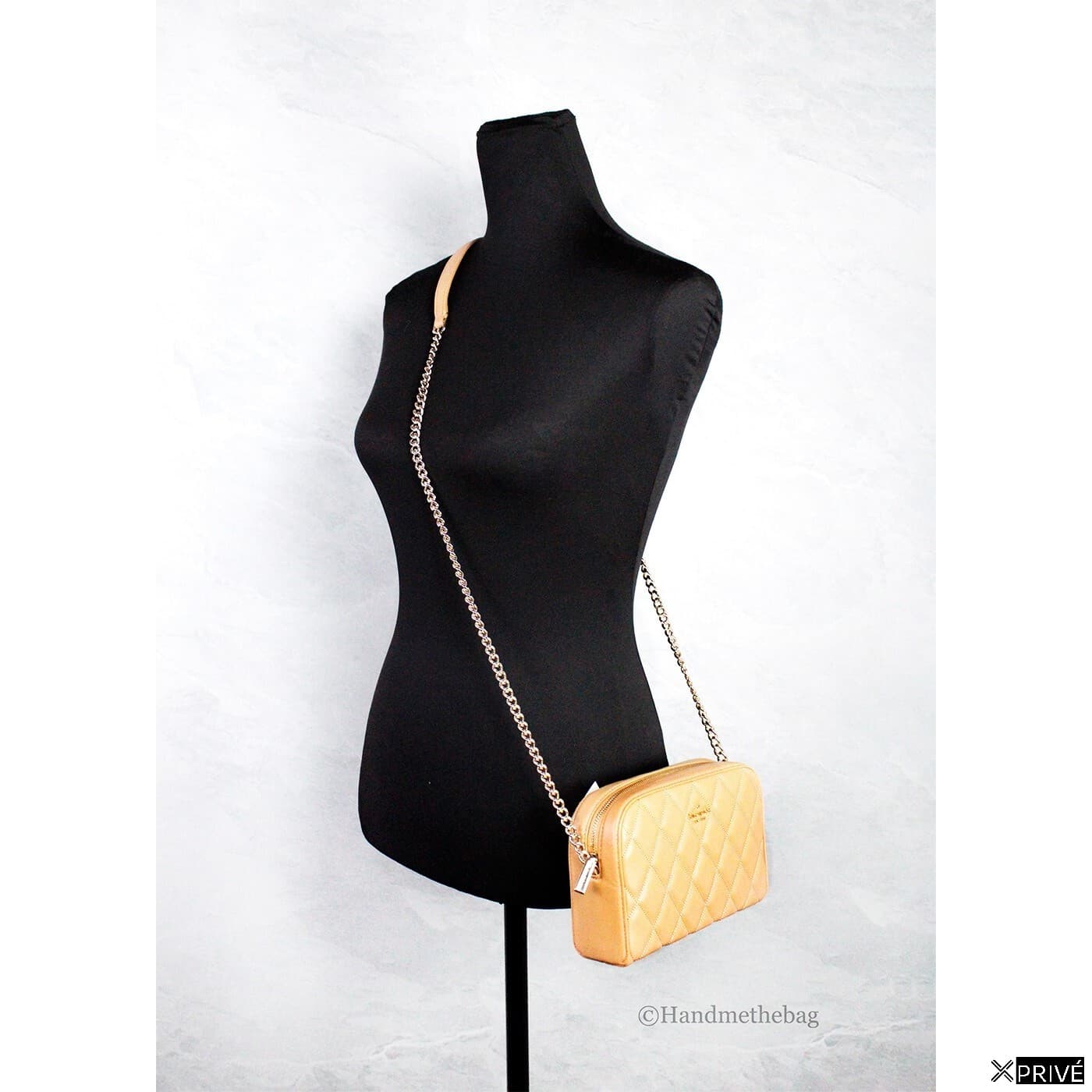 Sac porté croisé doré en Cuir — 2