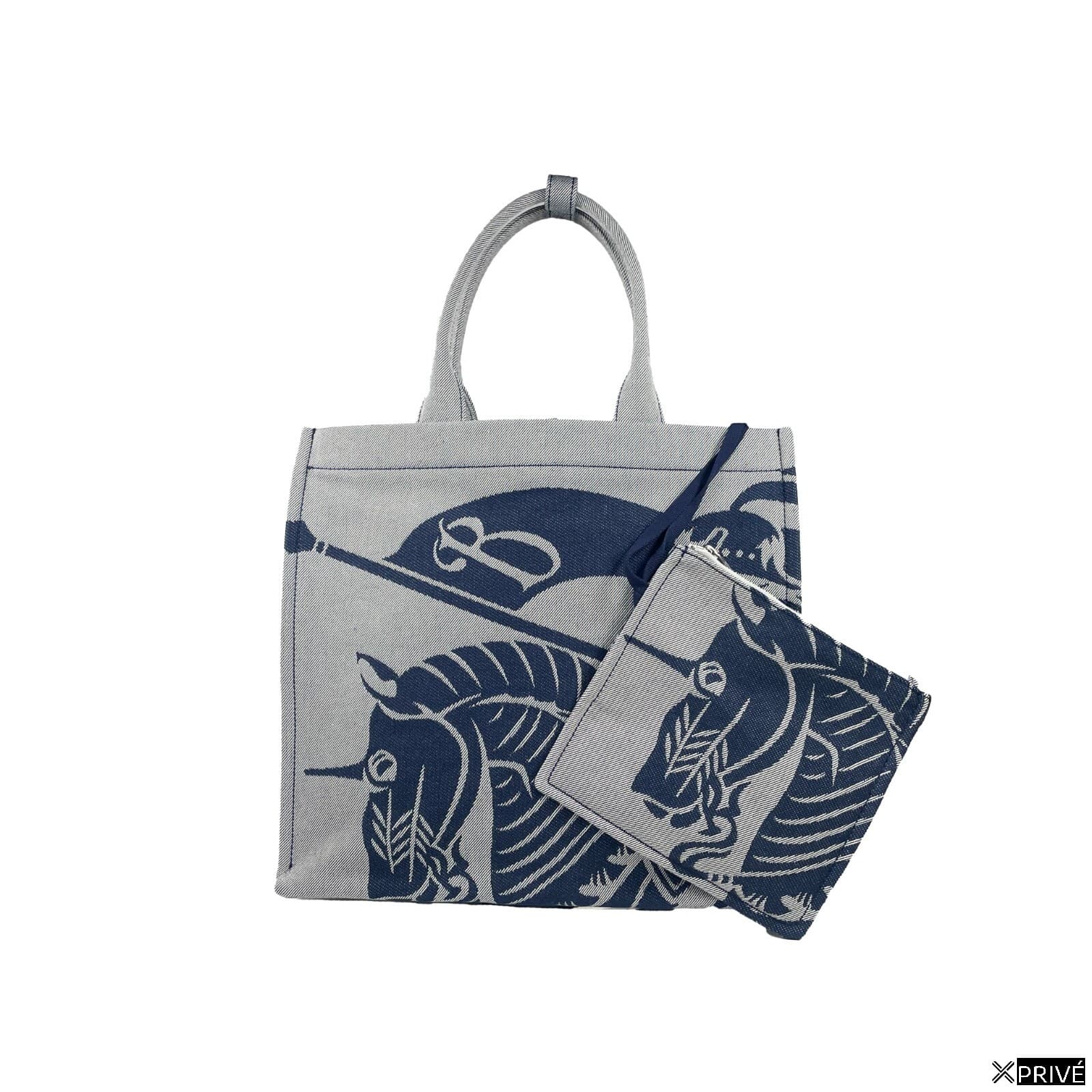 Sac à main argenté en Toile — 2