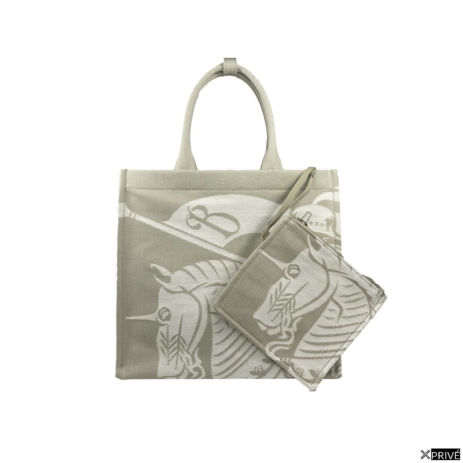 Sac à main argenté en Toile — 3