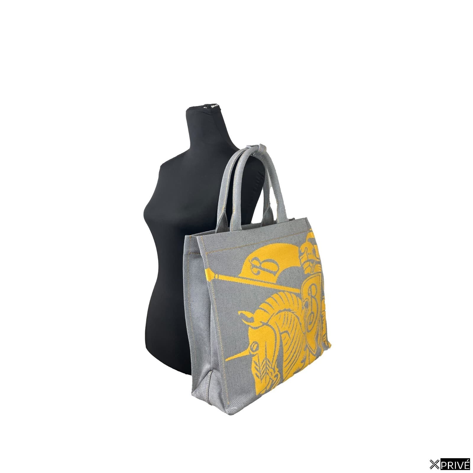 Sac à main argenté en Toile — 4