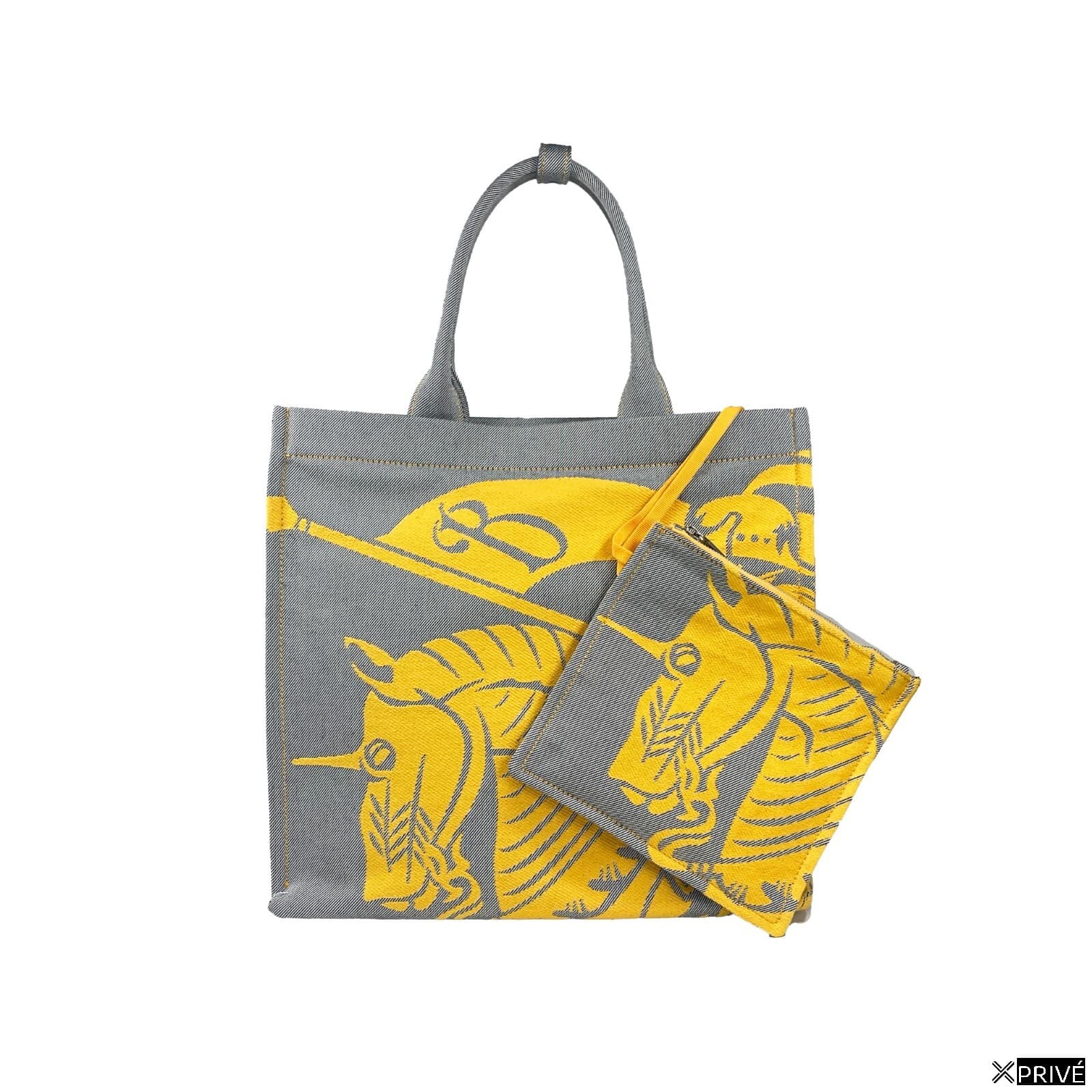 Sac à main argenté en Toile — 1