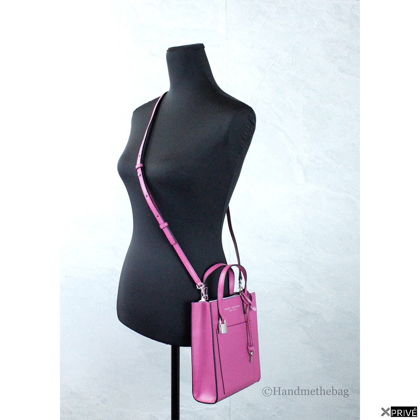 Sac porté croisé argenté en Cuir — 2