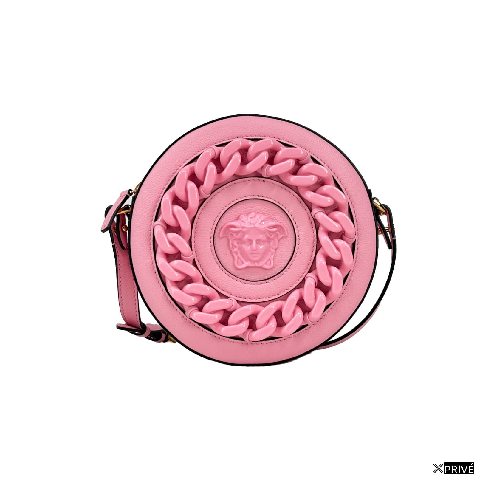 Sac porté croisé doré en Leather — 1