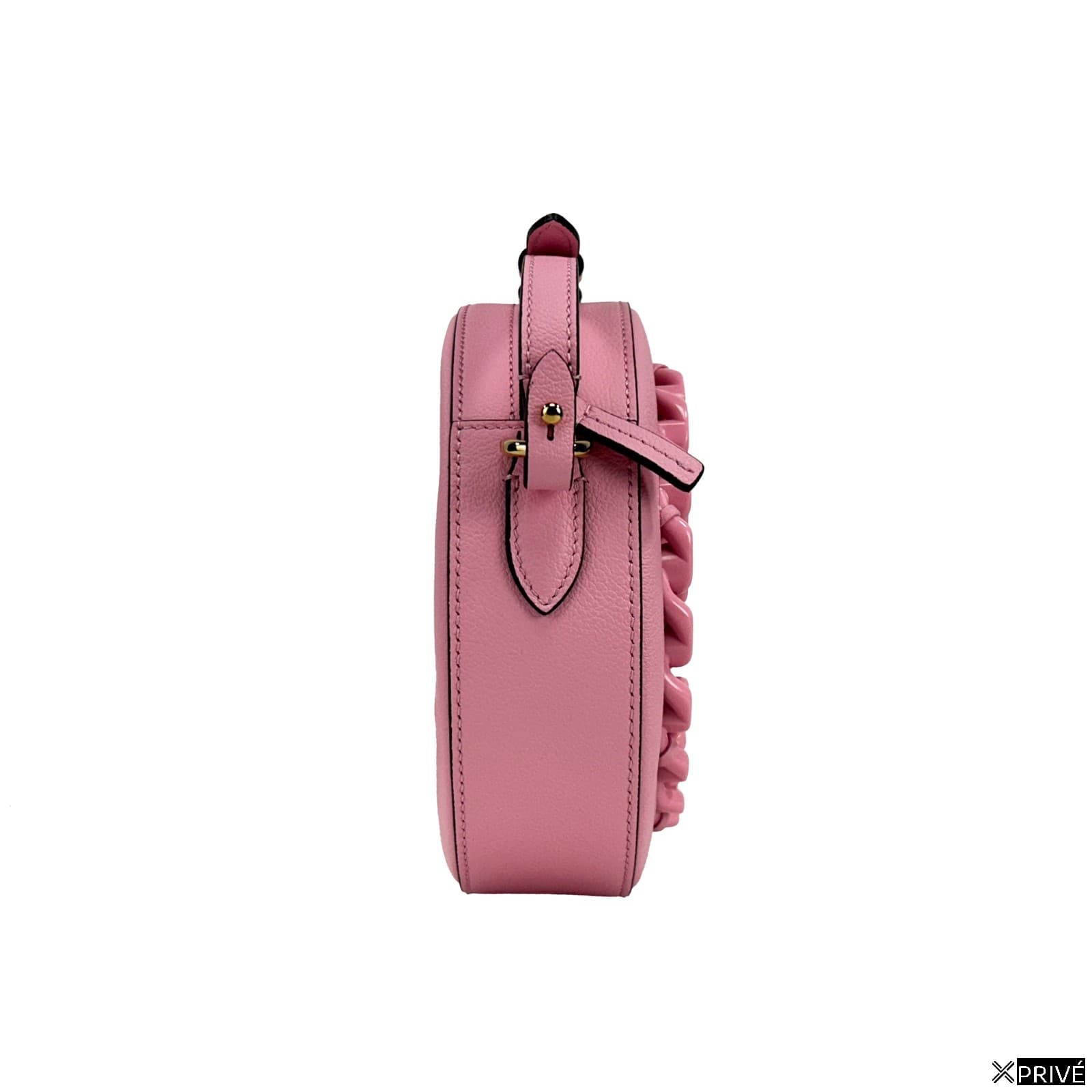 Sac porté croisé doré en Leather — 2