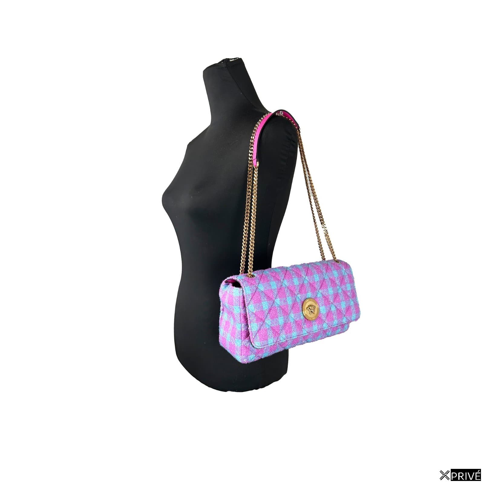 Sac porté croisé doré en Wool — 4