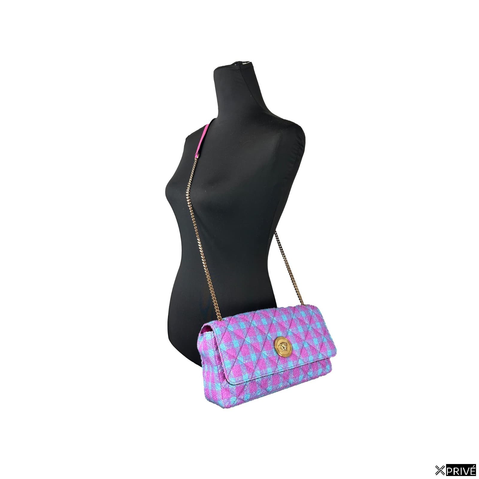 Sac porté croisé doré en Wool — 5