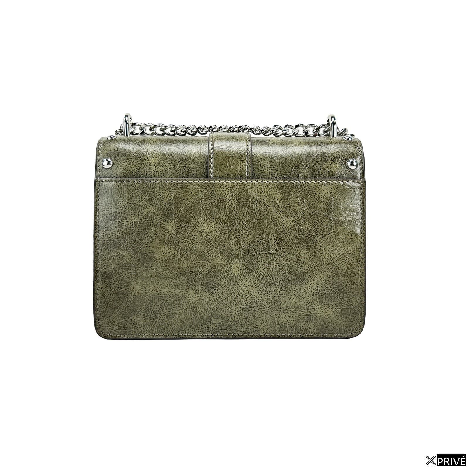 Sac porté croisé argenté en Cuir — 3
