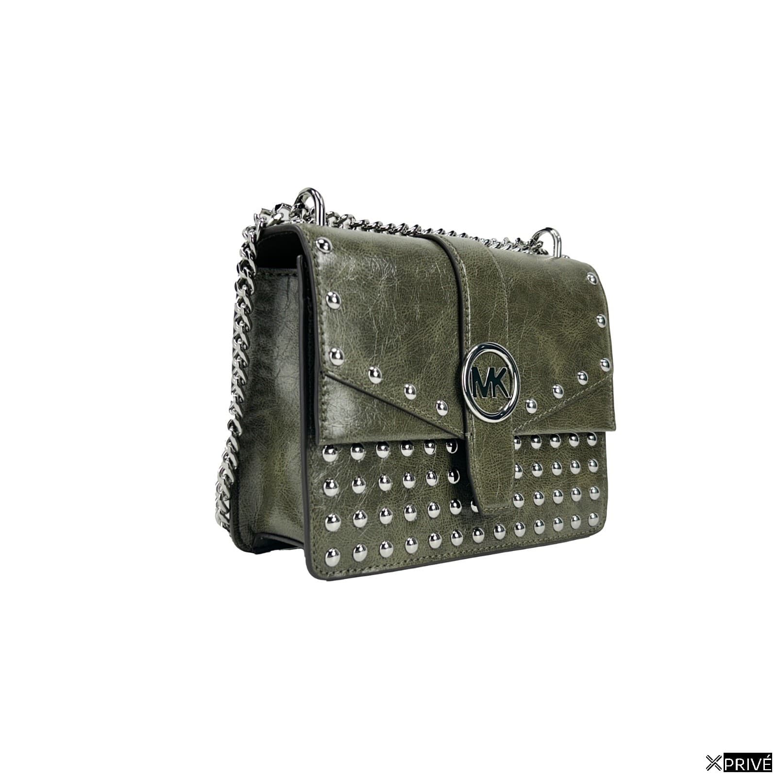 Sac porté croisé argenté en Cuir — 2
