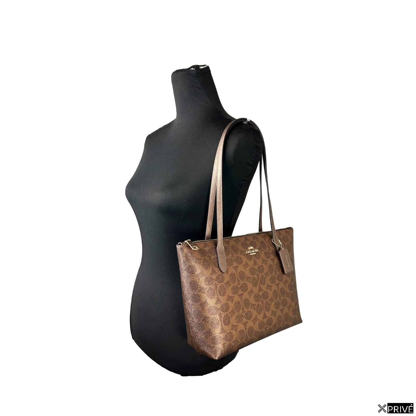 Sac porté croisé doré en Canvas — 4