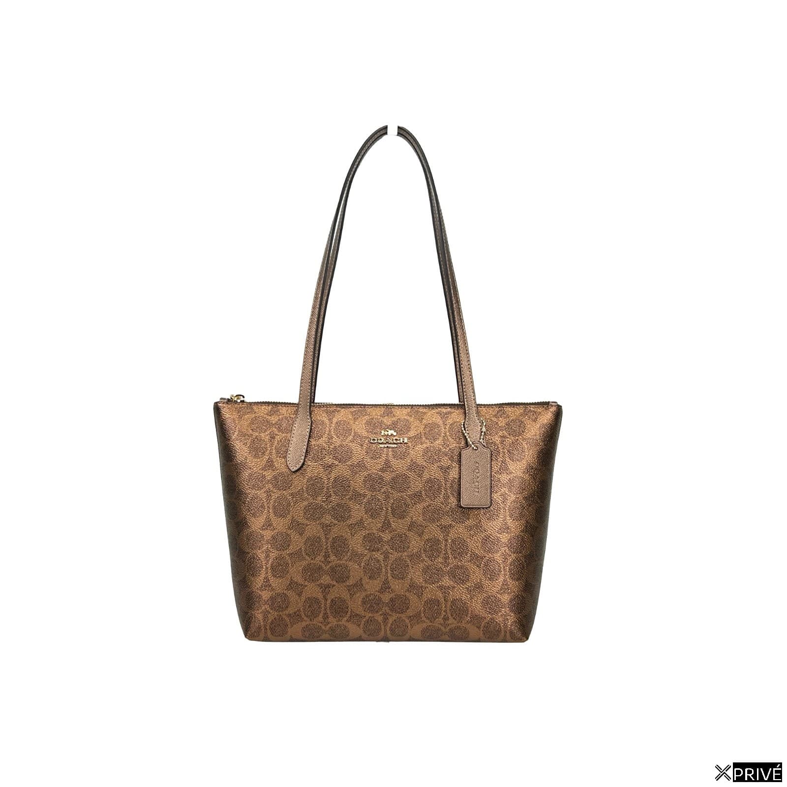 Sac porté croisé doré en Canvas — 1
