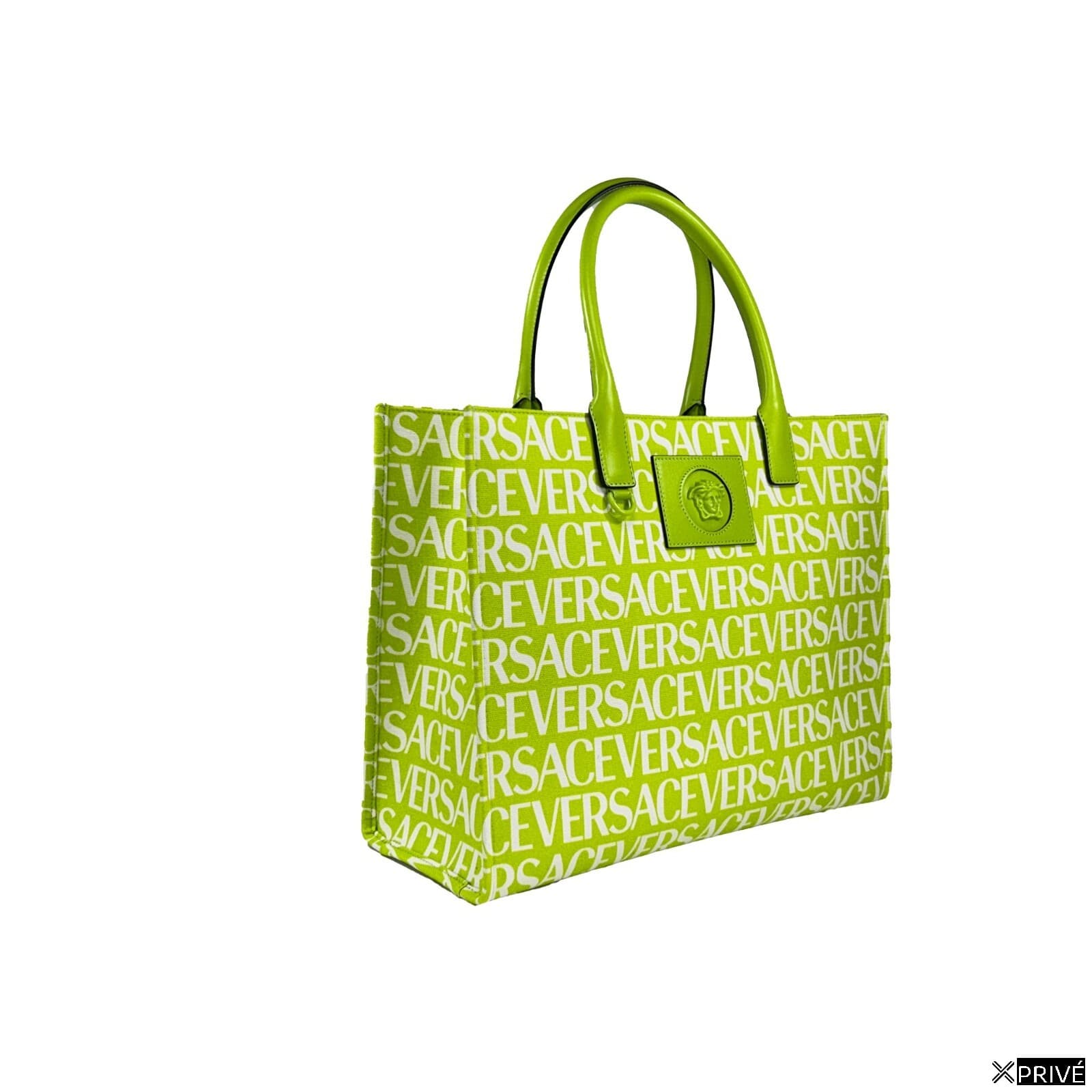 Sac cabas doré en Canvas — 2