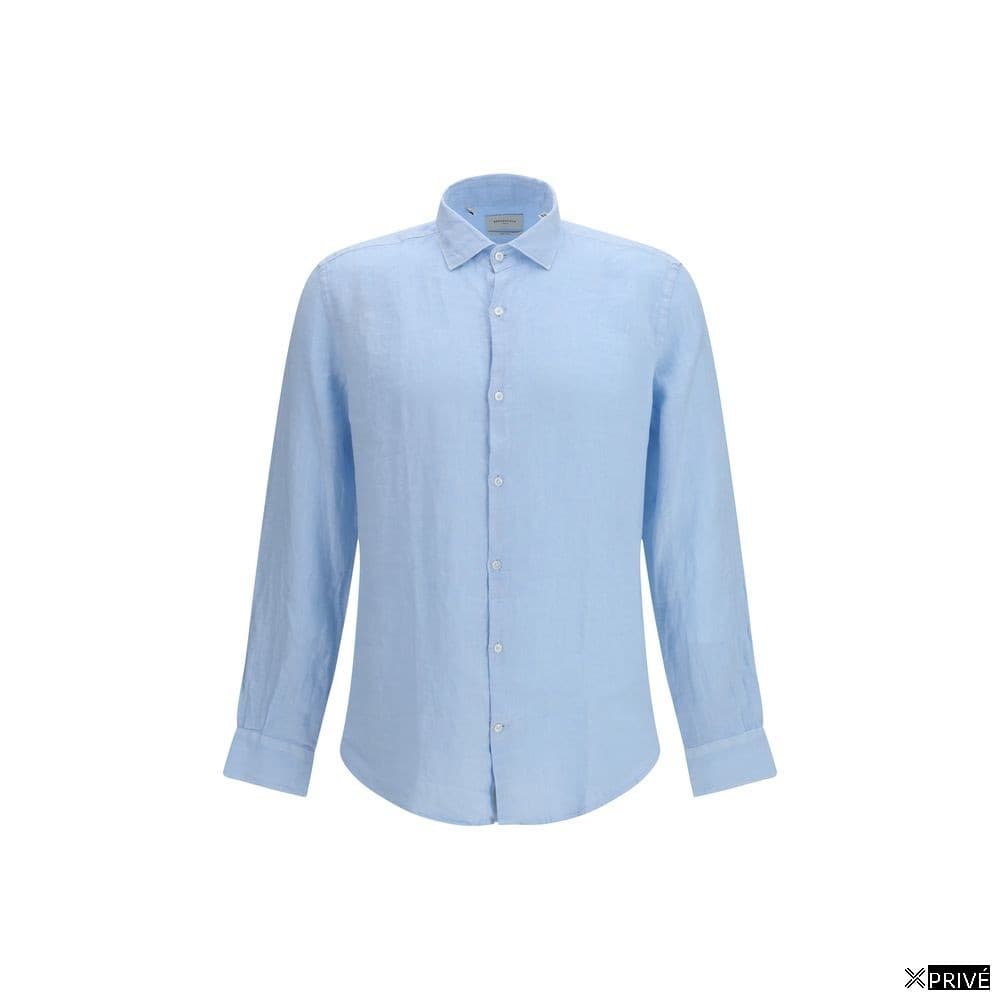 Chemise bleue en Lin — 1