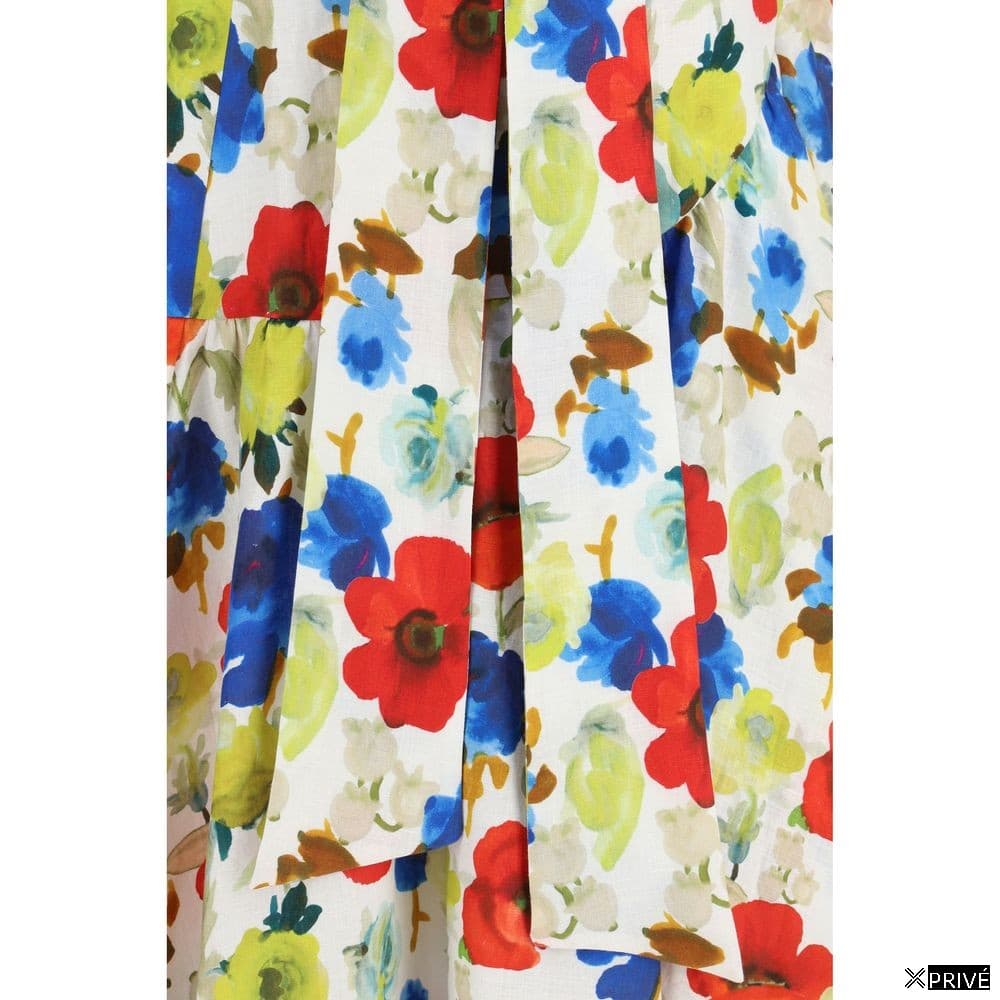 Jupe multicolore en Lin — 3