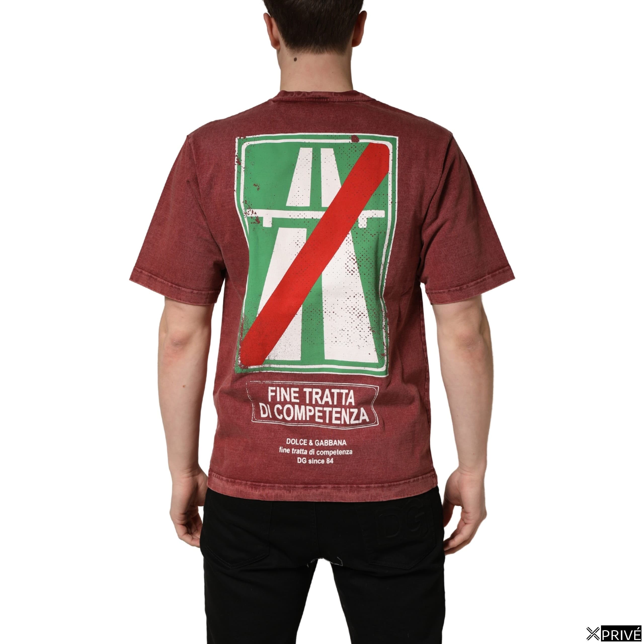 T-shirt bordeaux — 4