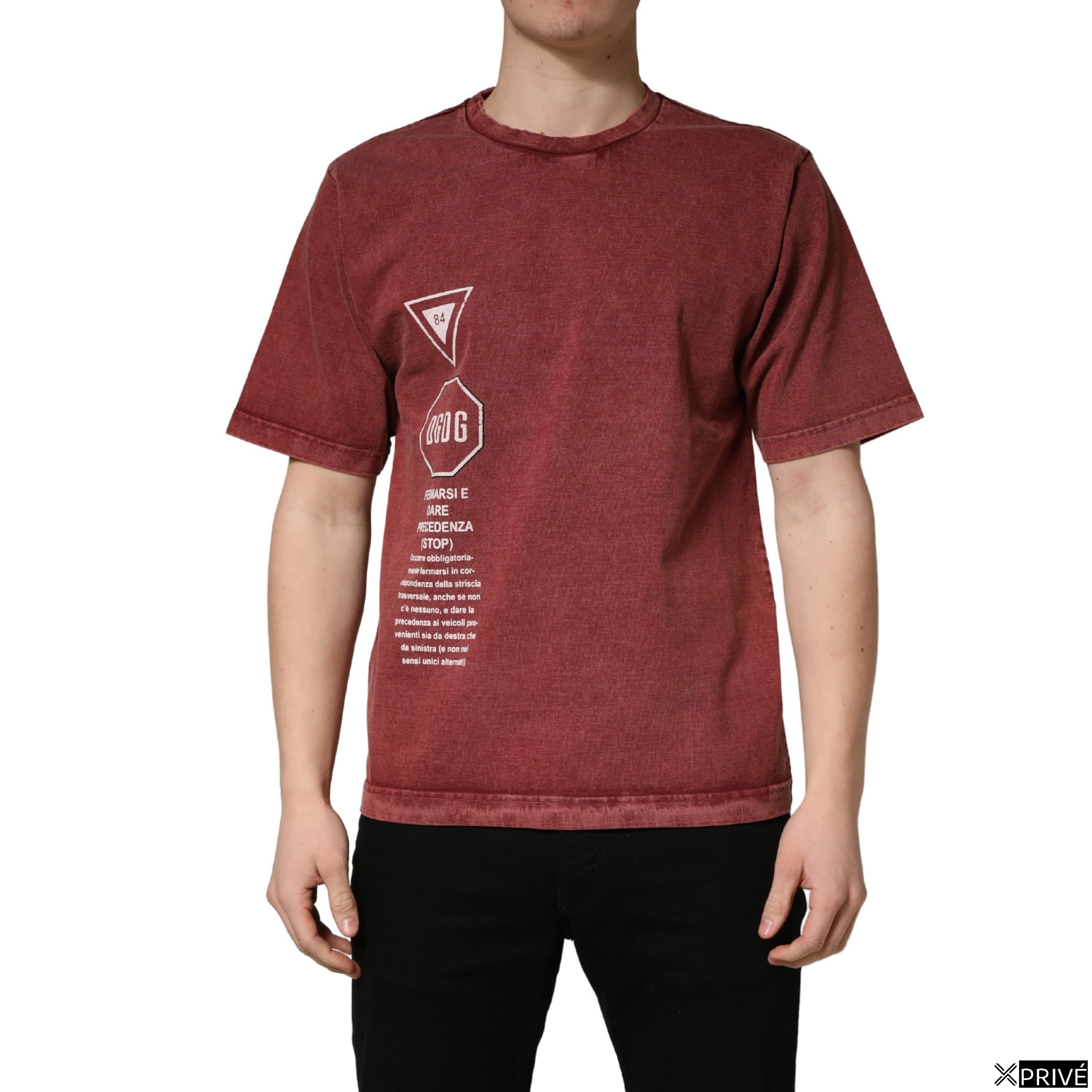 T-shirt bordeaux — 1