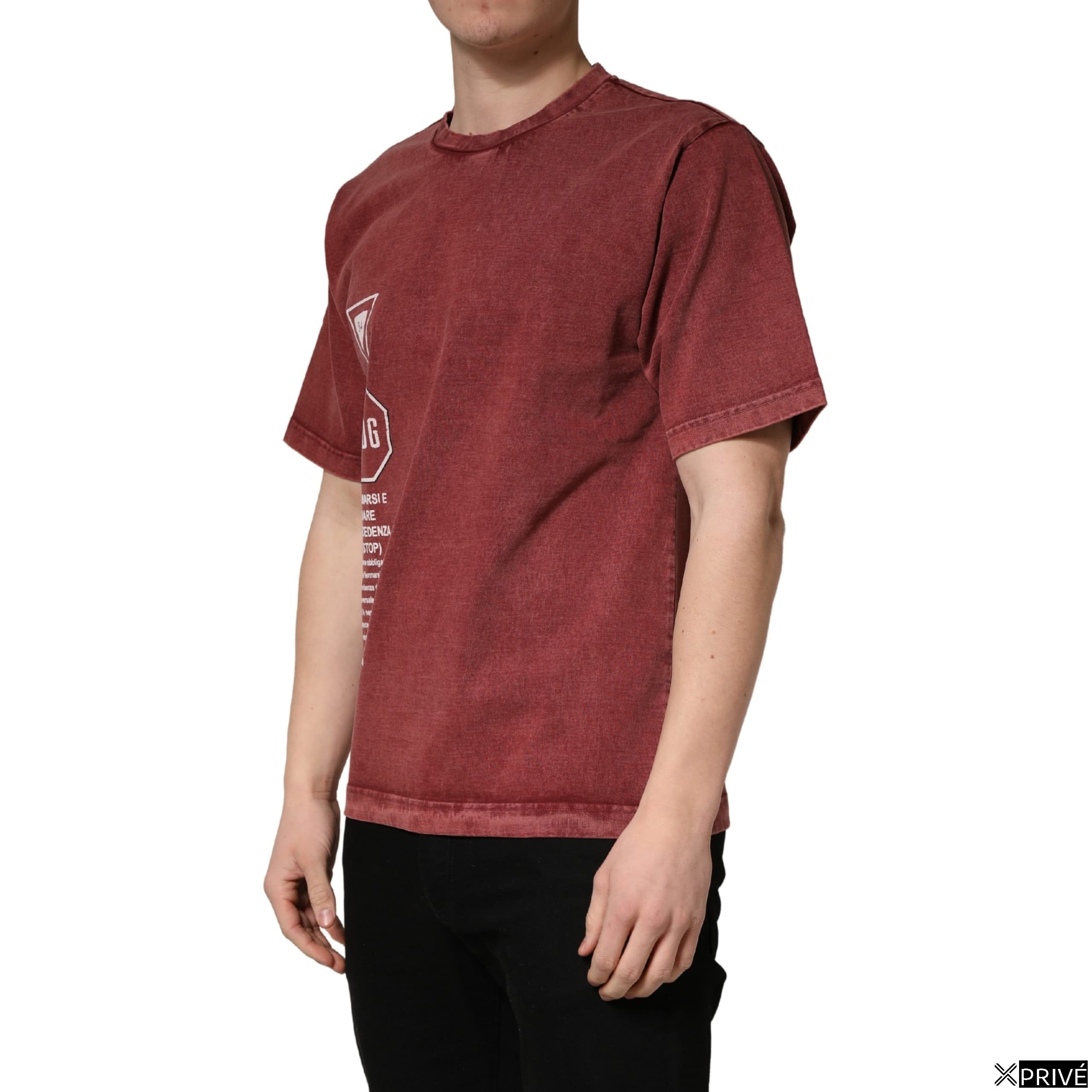 T-shirt bordeaux — 3