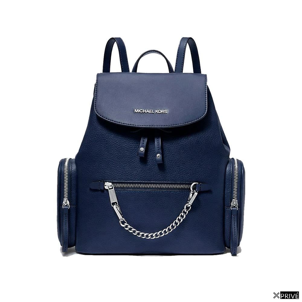 Sac à dos bleu en Fourrure — 1