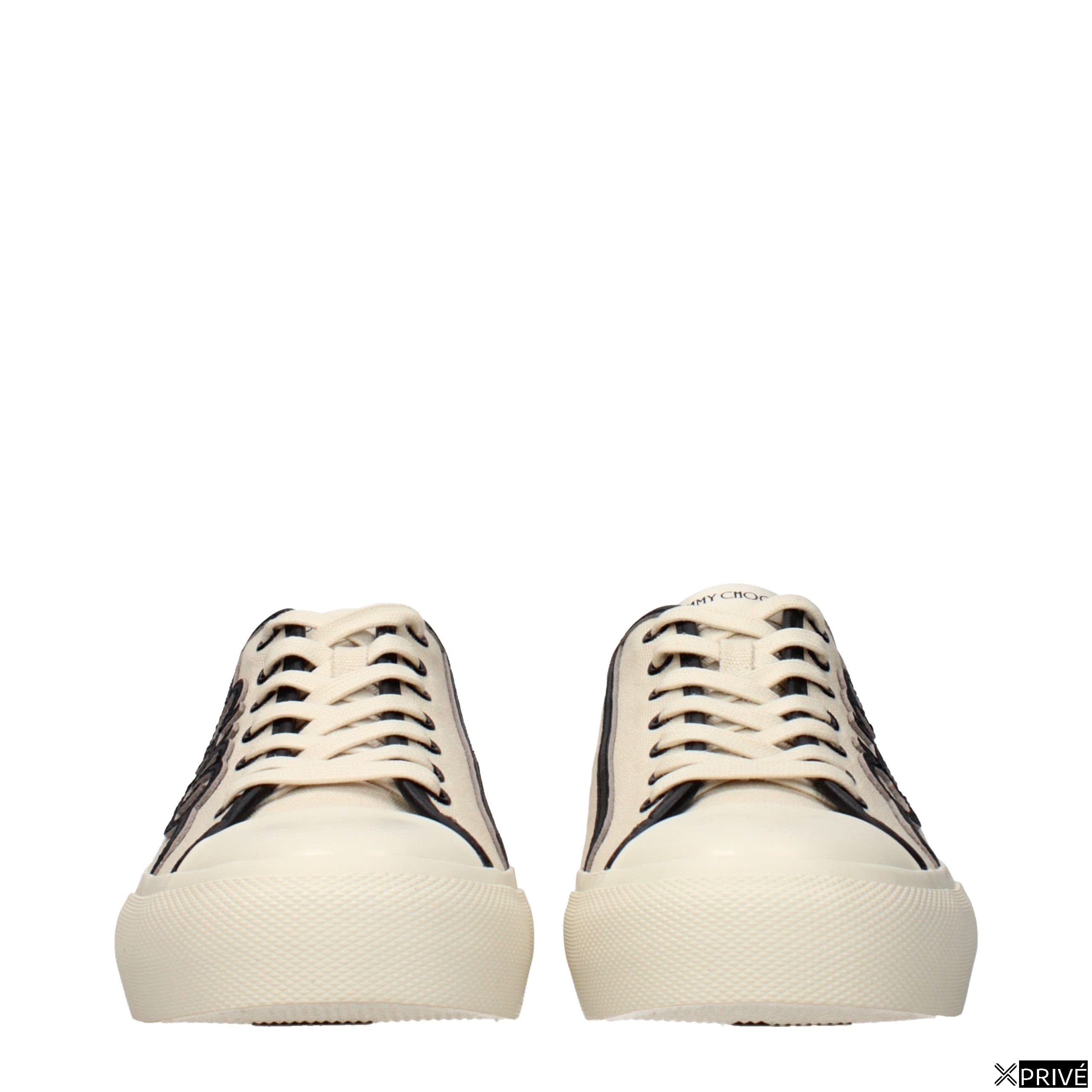 Chaussures de sport beiges en Tissu — 3