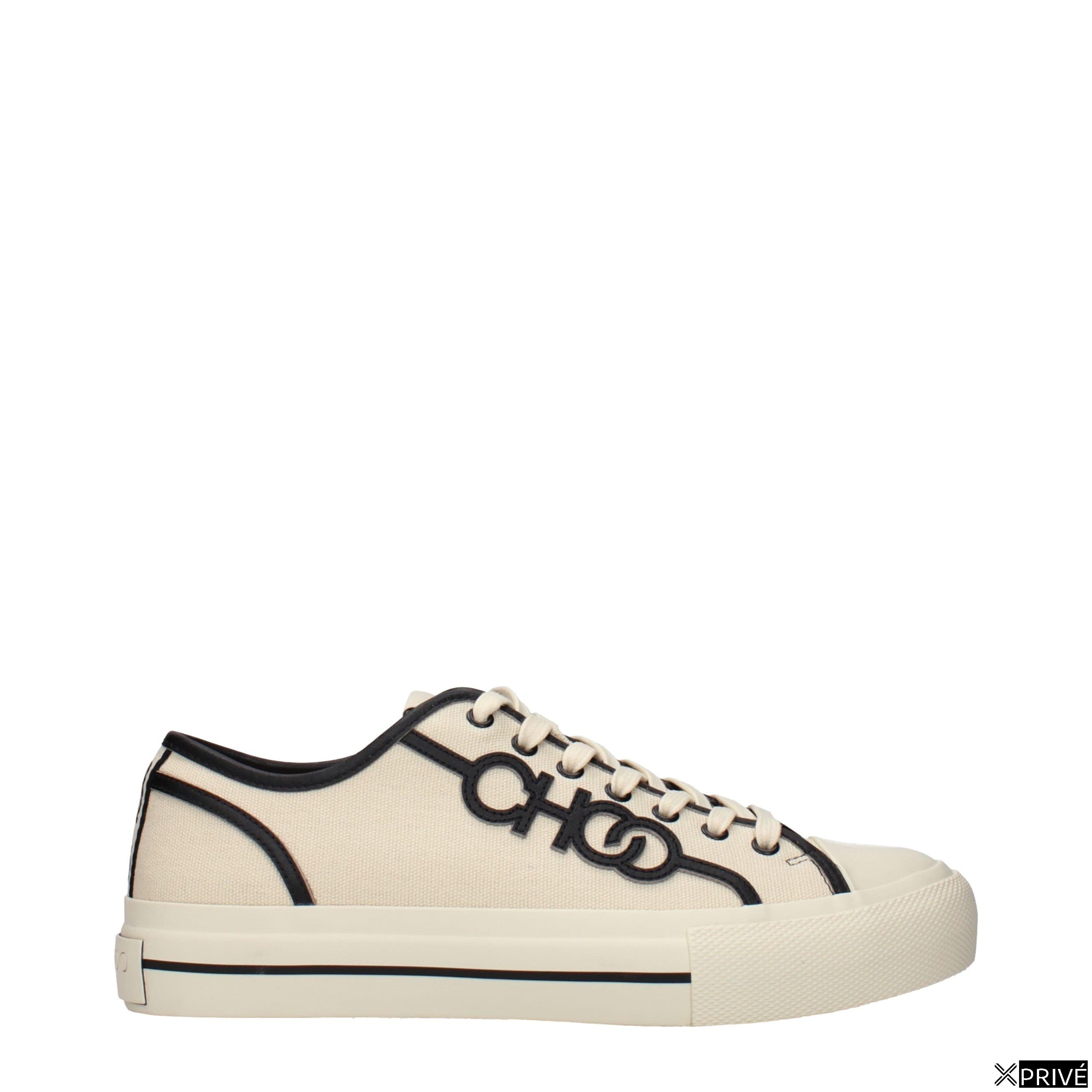 Chaussures de sport beiges en Tissu — 1