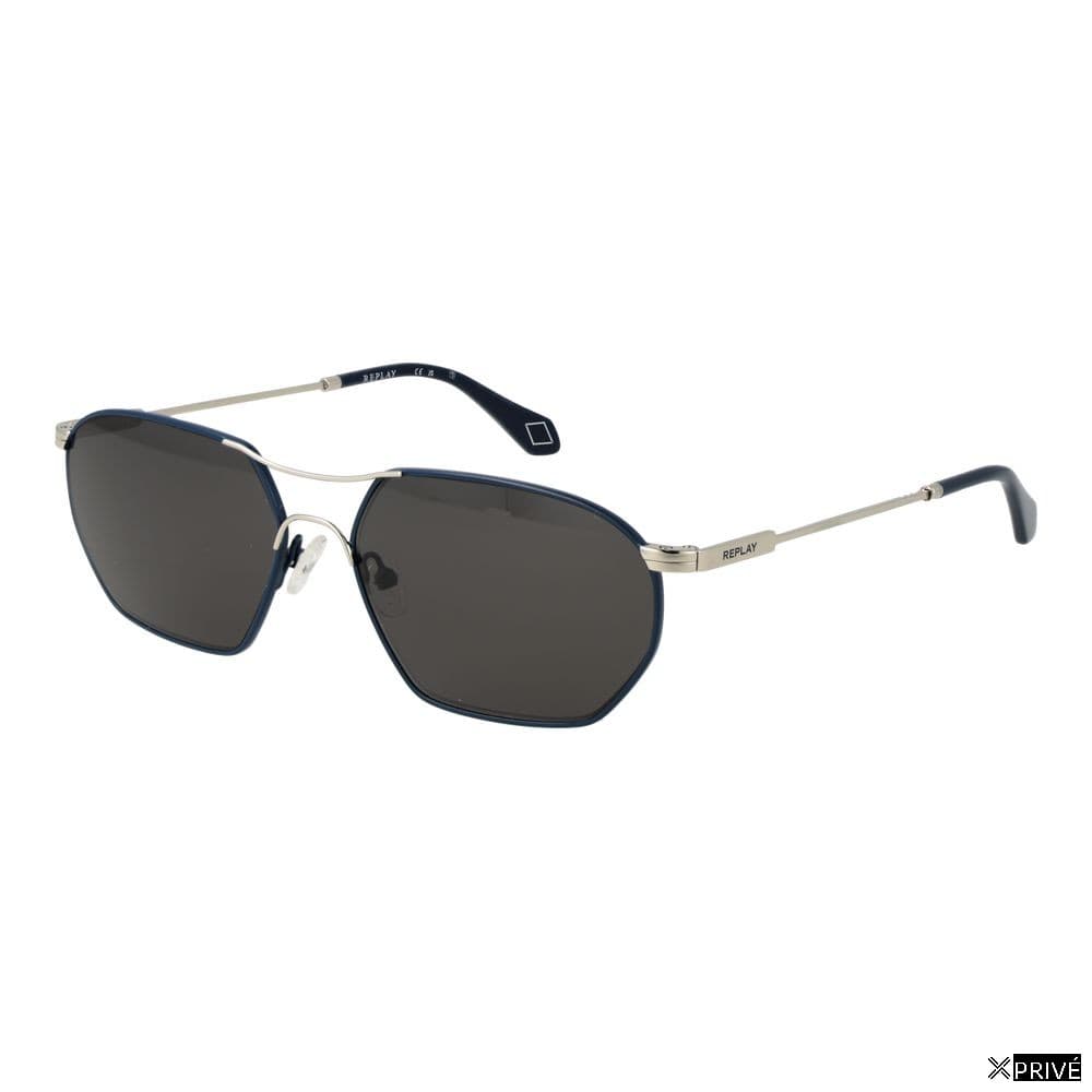 Lunettes de soleil argentées — 1