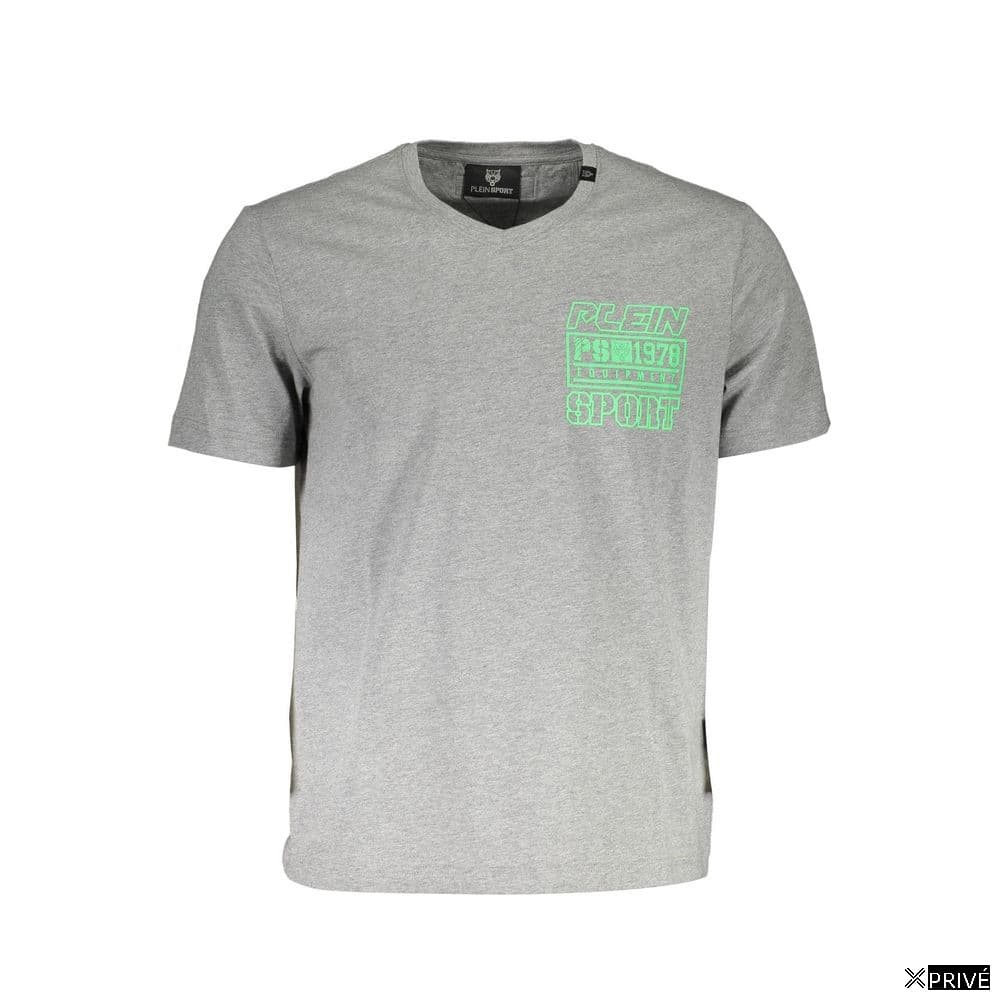 T-shirt gris en Coton — 1