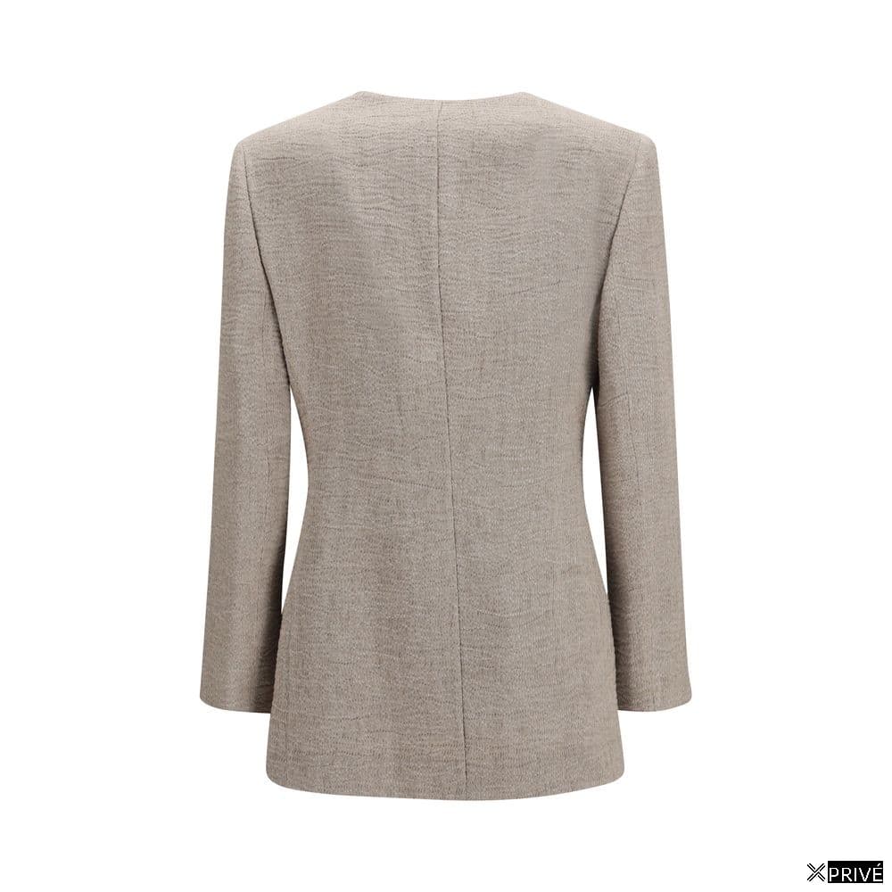 Costume et blazer beige en Lin — 2