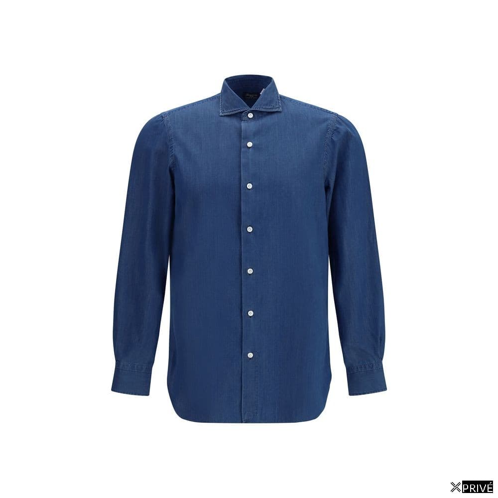 Chemise bleue en Coton — 1