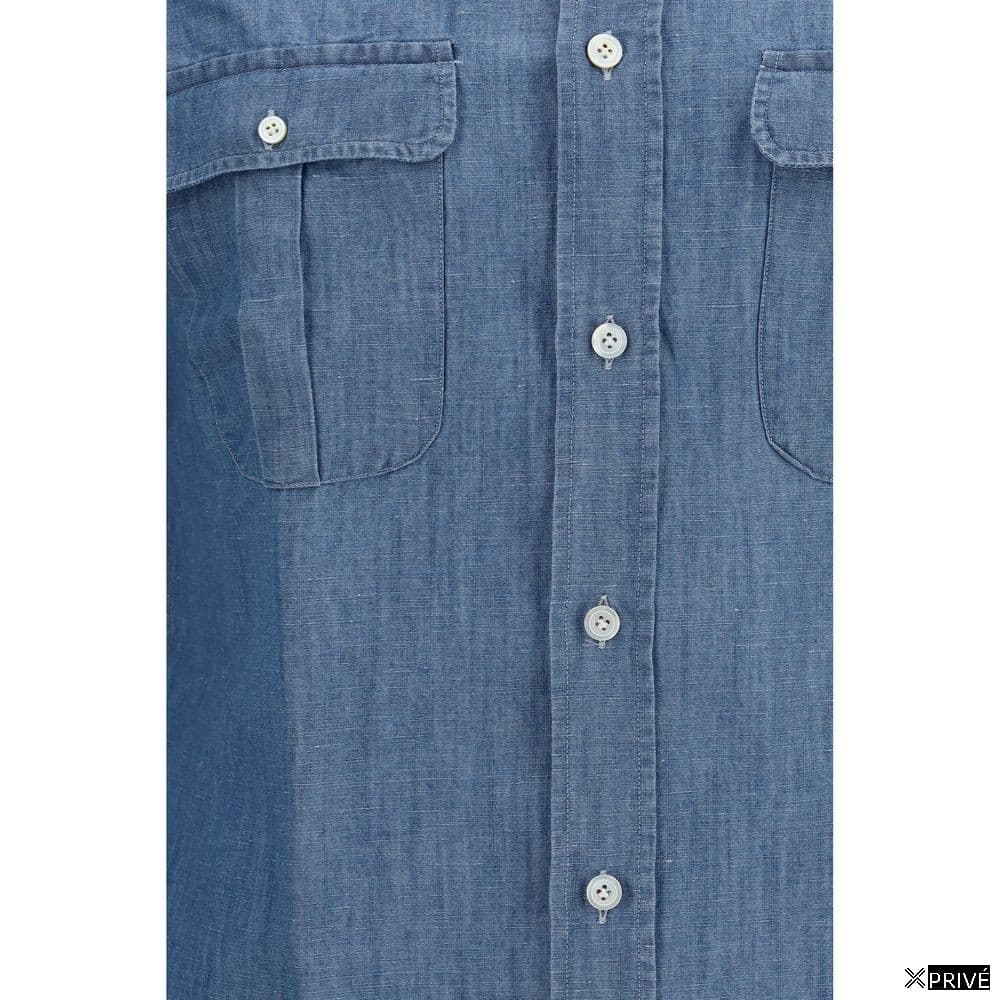 Chemise bleue en Coton — 3