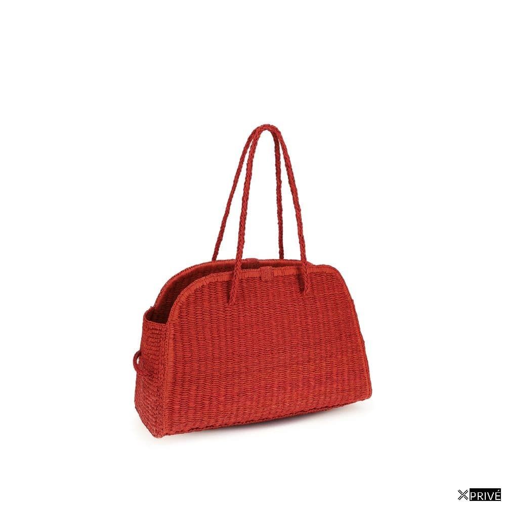 Sac bandoulière multicolore en Raphia — 3