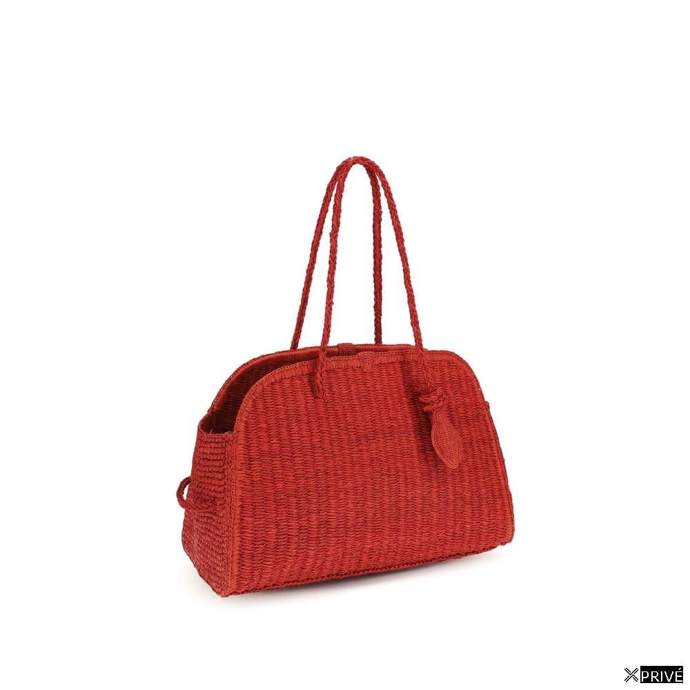 Sac bandoulière multicolore en Raphia — 2