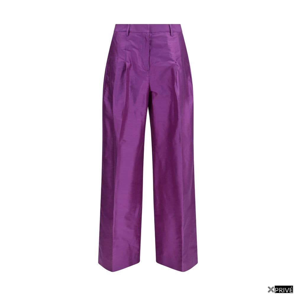 Jeans violet en Soie — 1