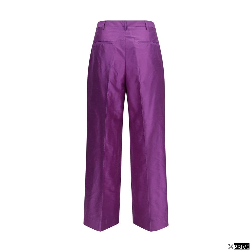 Jeans violet en Soie — 2