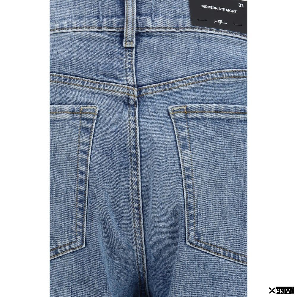 Jeans bleu en Coton — 3