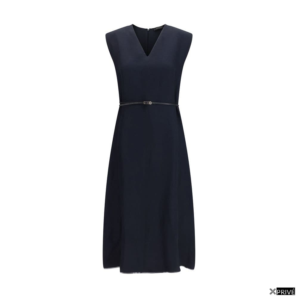 Robe bleue en Viscose — 1