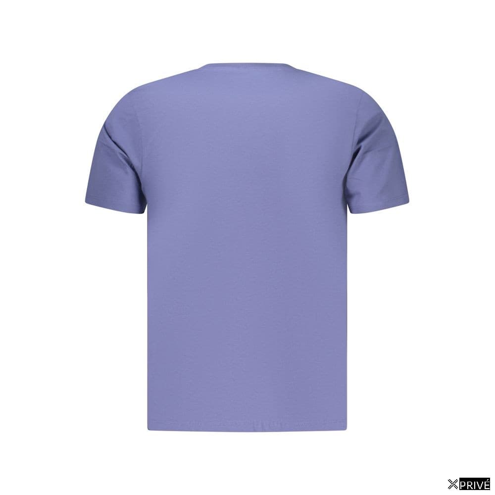 T-shirt bleu en Coton — 2