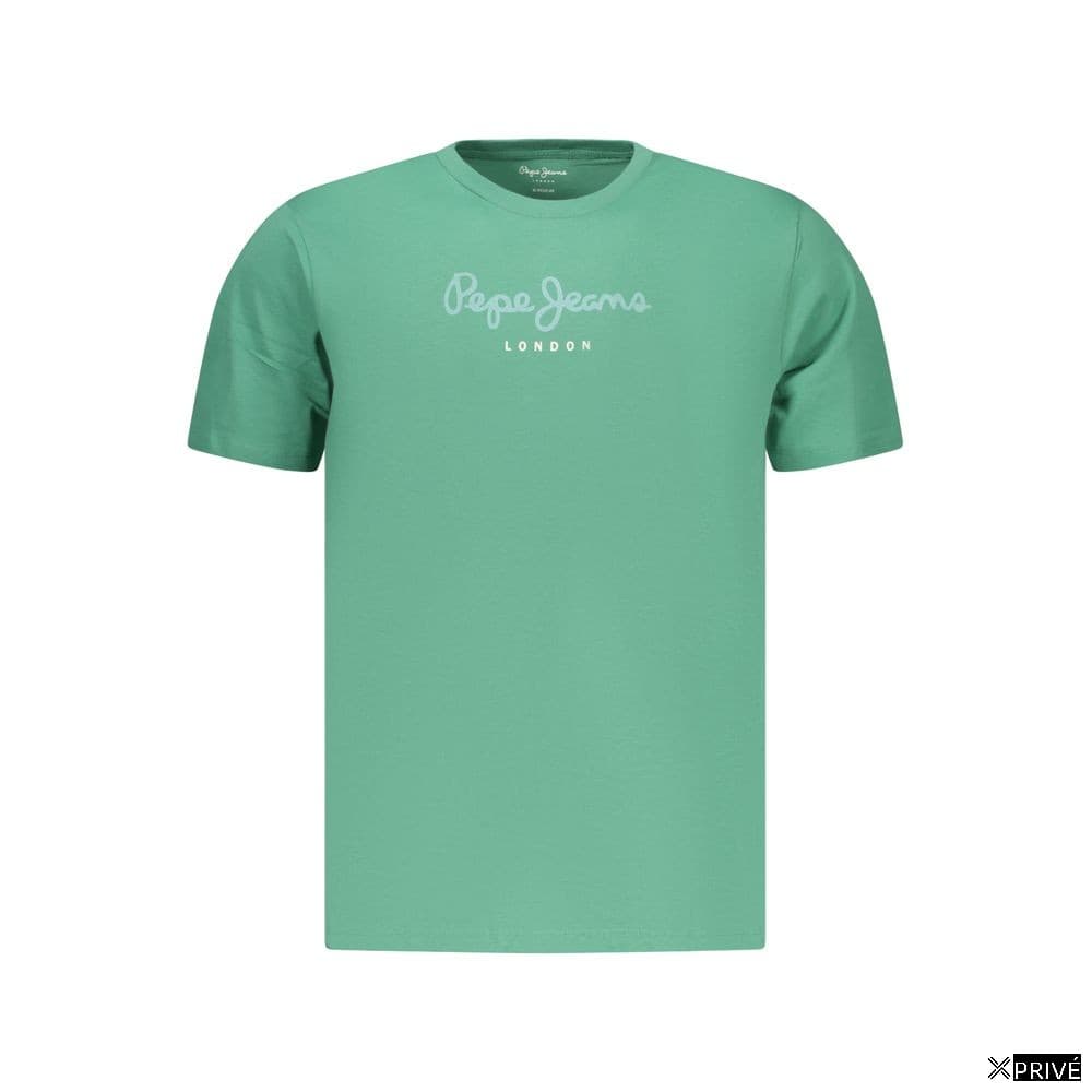 T-shirt vert en Coton
