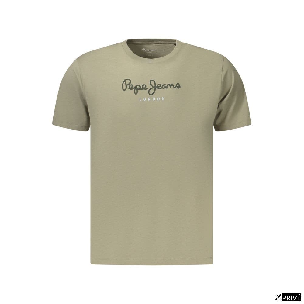 T-shirt vert en Coton